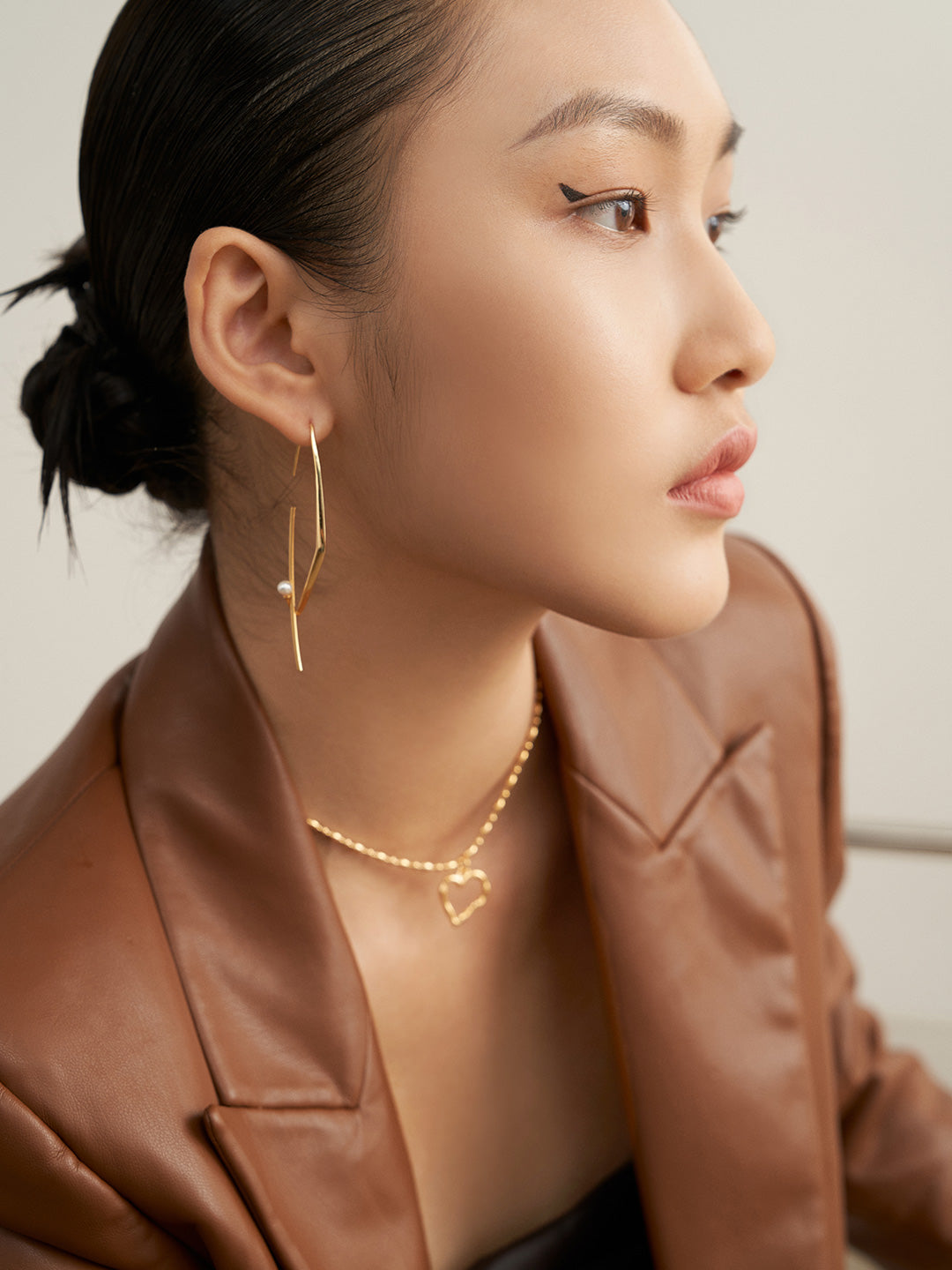 Paperclip earrings 回形针