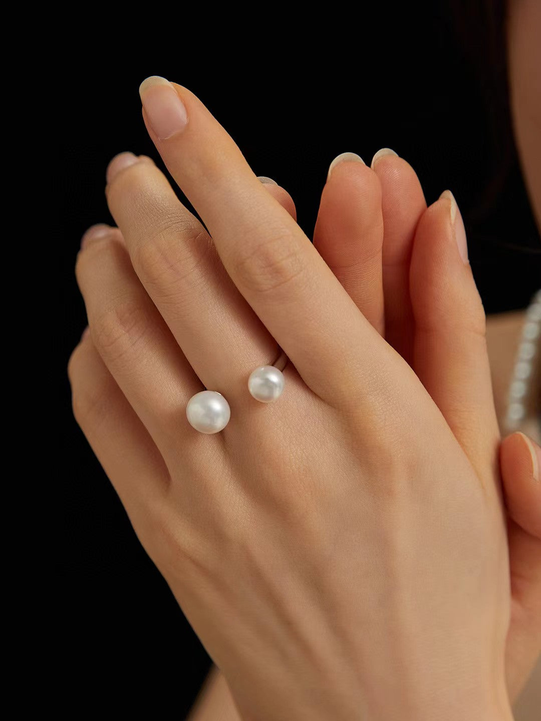 Double Pearl ring-双珠戒指