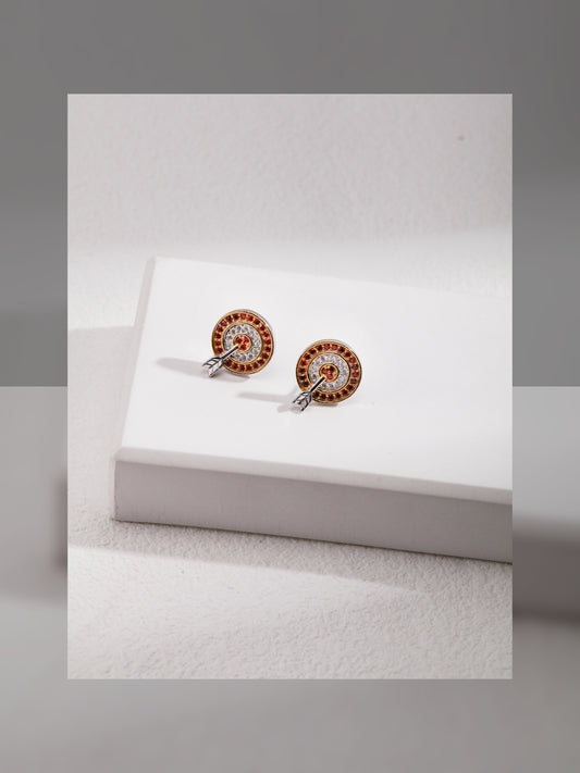 Bullseye stud earrings 靶心耳钉